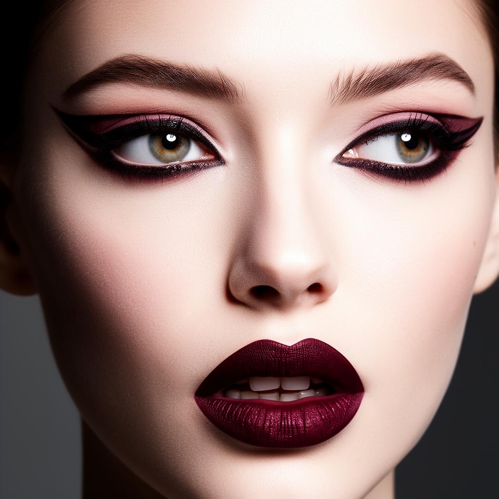 Editorial makeup look